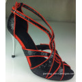 Popular Spike Heel Red and Black Women Dress Shoes